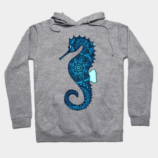 Seahorse (blue) Hoodie